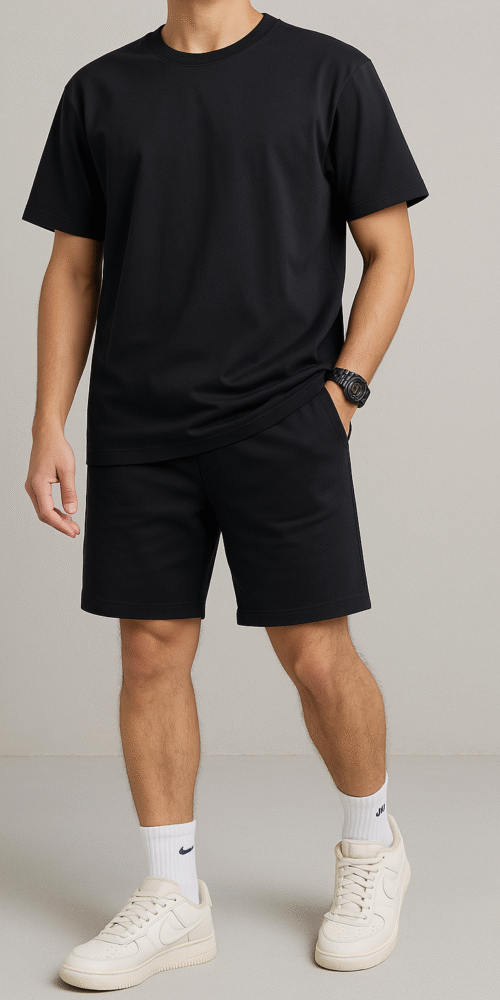 Milton "تيشرت مع شورت"